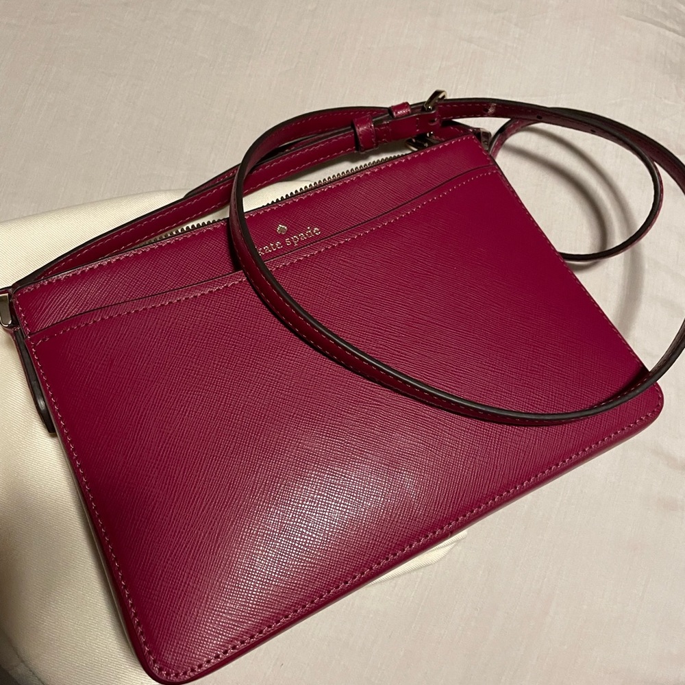 Kate Spade Burgundy Crossbody